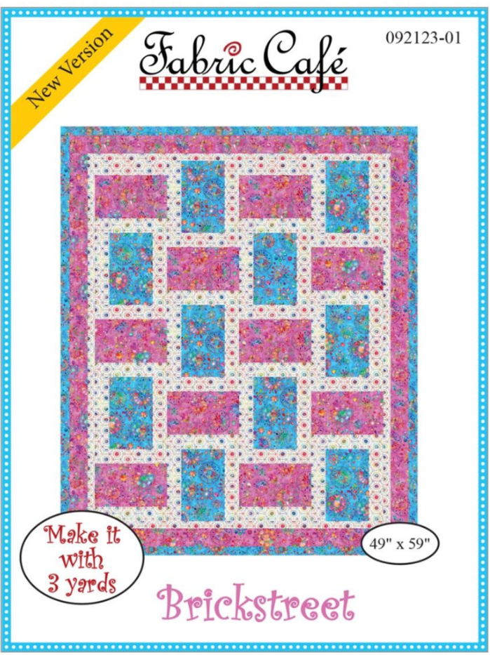 Fabric Cafe - Brickstreet 3 Yard Quilt Pattern