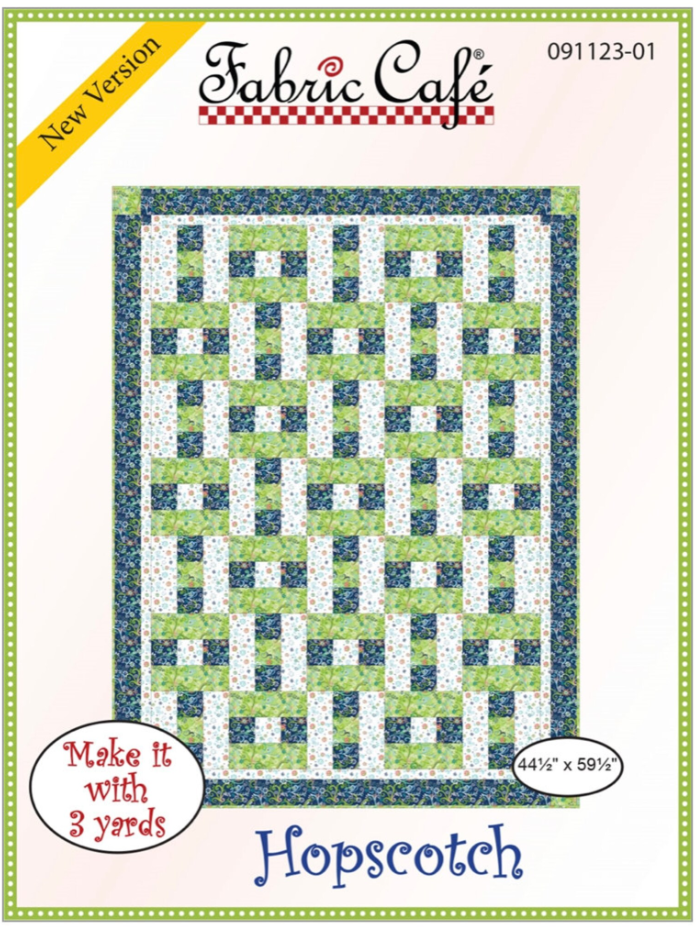 Fabric Cafe - Hopscotch 3 Yard Quilt Pattern