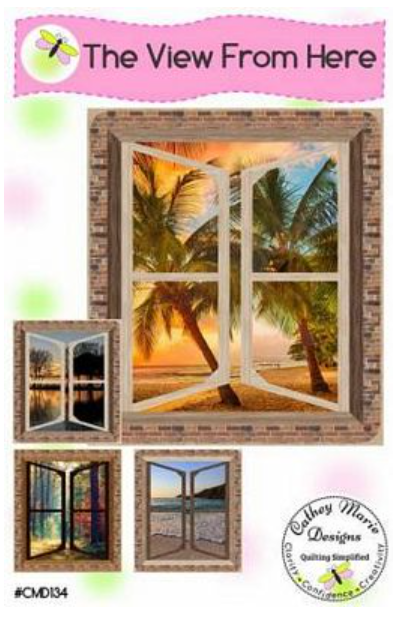The View From Here Wall Hanging Pattern by Cathey Marie Designs