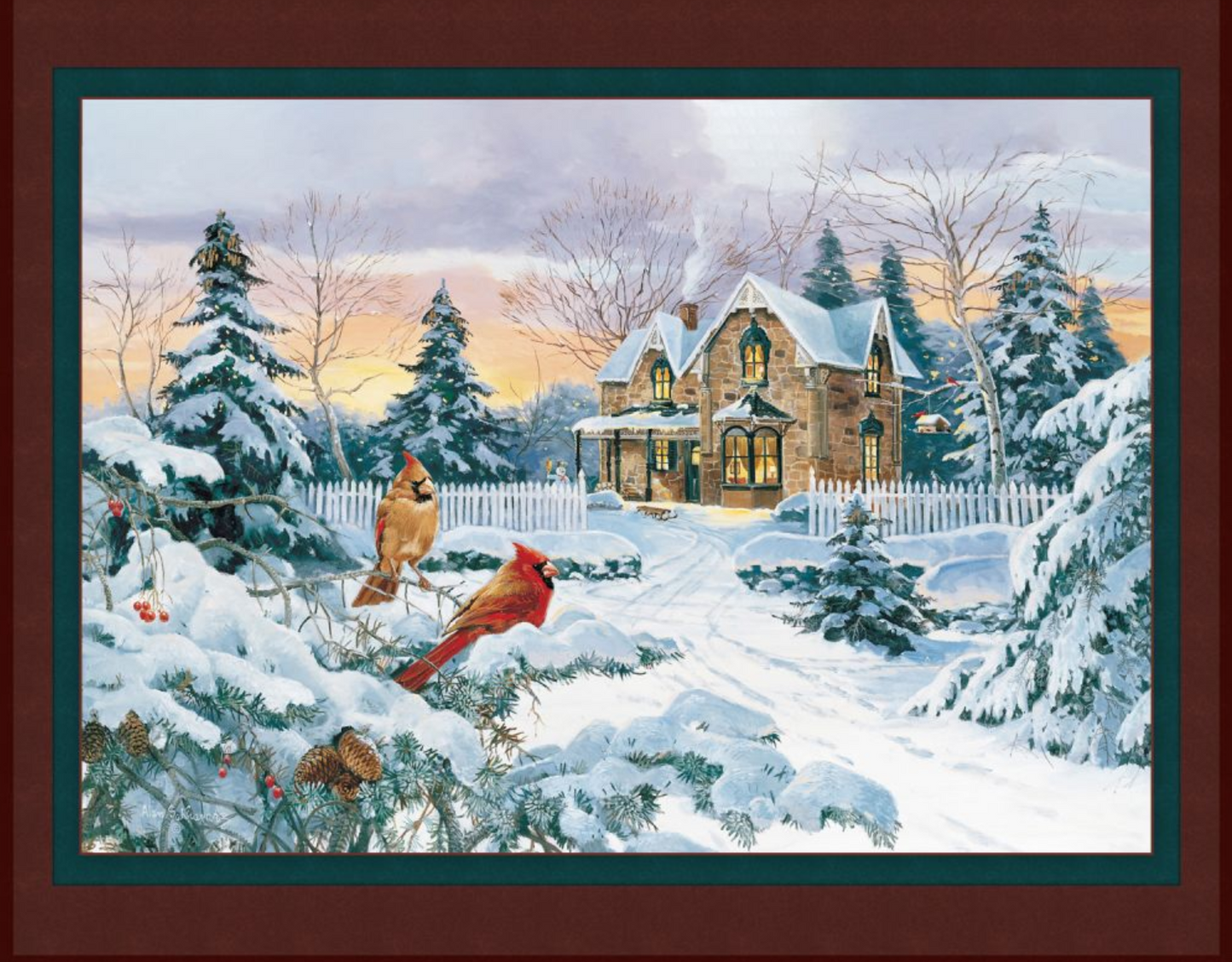 Winter Memories Digital Print Panel (130)