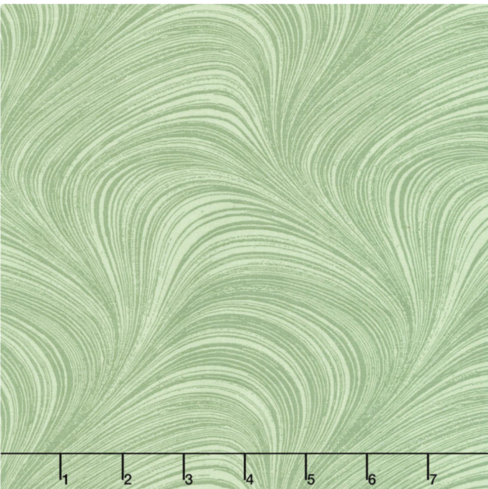 108" Wave Texture - Green by Benartex