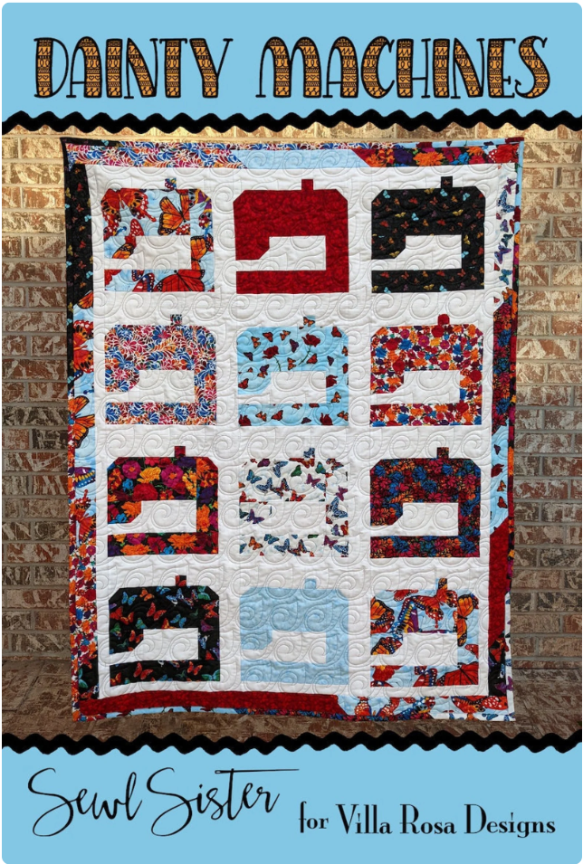Villa Rosa Designs - Dainty Machines Pattern Card
