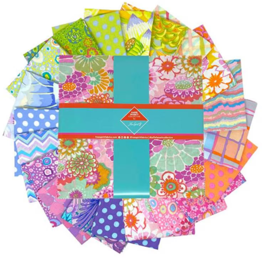 Classics Plus - Sorbet 10" Precut Pkg of 42 by Kaffe Fassett for Free Spirit Fabrics
