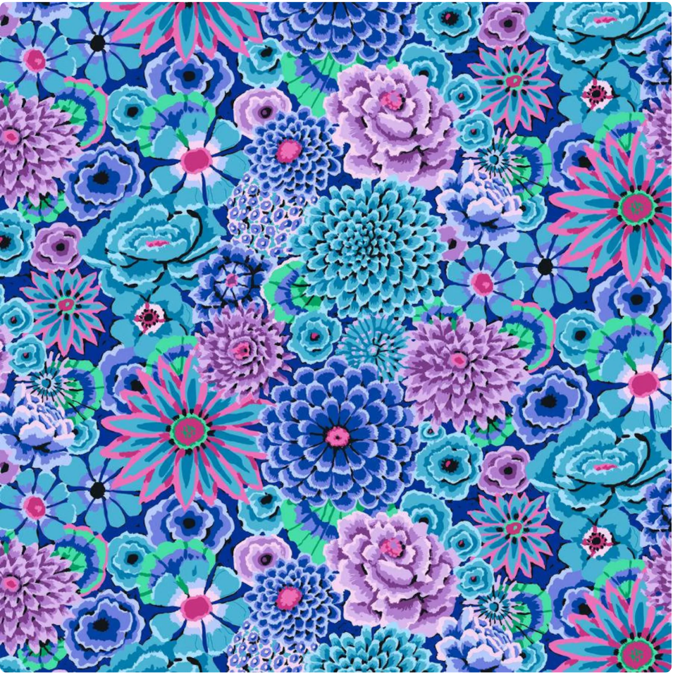 Kaffe Fassett Stash - Enchanted - Blue by Free Spirit