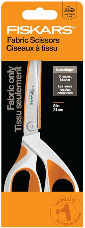 Fiskars 8-inch Razor Edge Shears With Protective Sheath