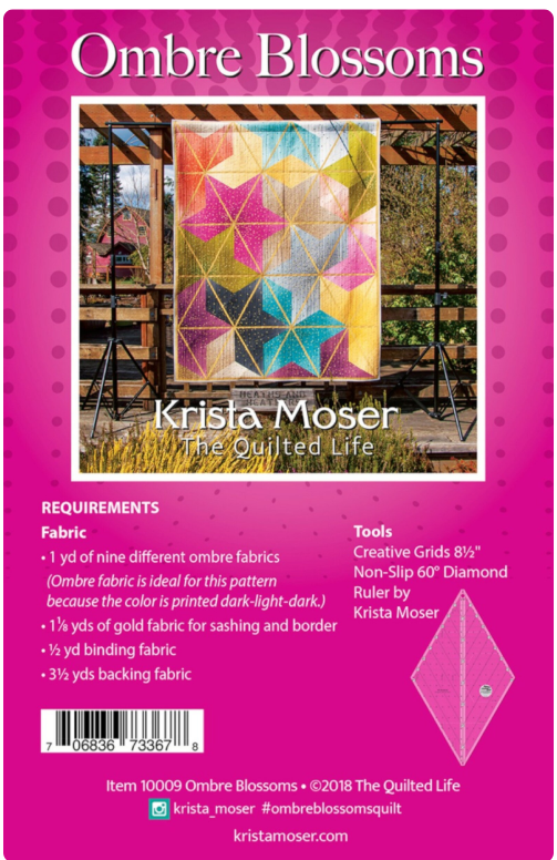 Ombre Blossoms Quilt Pattern by Krista Moser-The Quilted Life