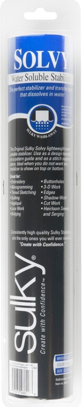 Solvy Water Soluble Stabilizer - Lightweight Translucent by Sulky