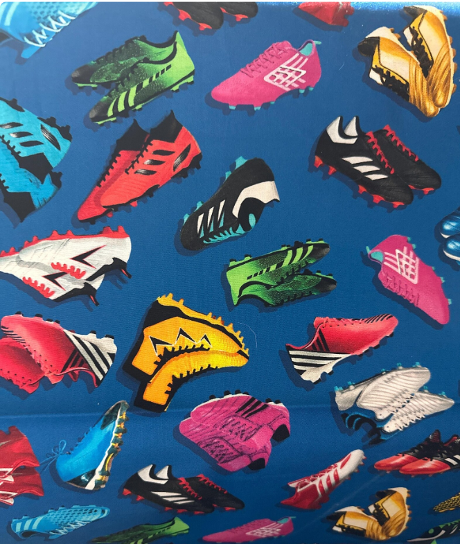 World Cup - Soccer Cleats - Blue by Kanvas Studio
