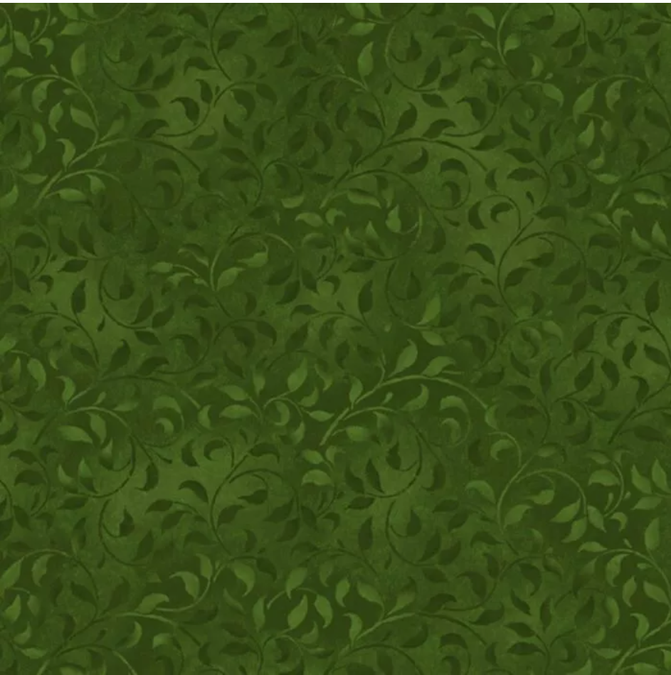Essentials - Climbing Vines 38717-779 Dark Green by Wilmington Prints