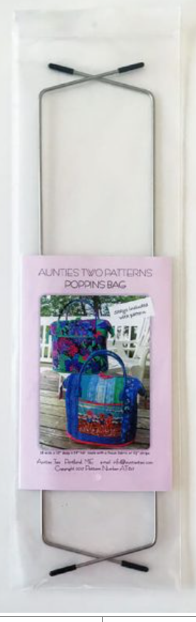 Aunties Two Patterns - Poppins Bag and Stays AT617