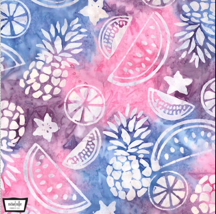 Tropical Batiks - Palm Bloom BT9189-CONF-D by Michael Miller