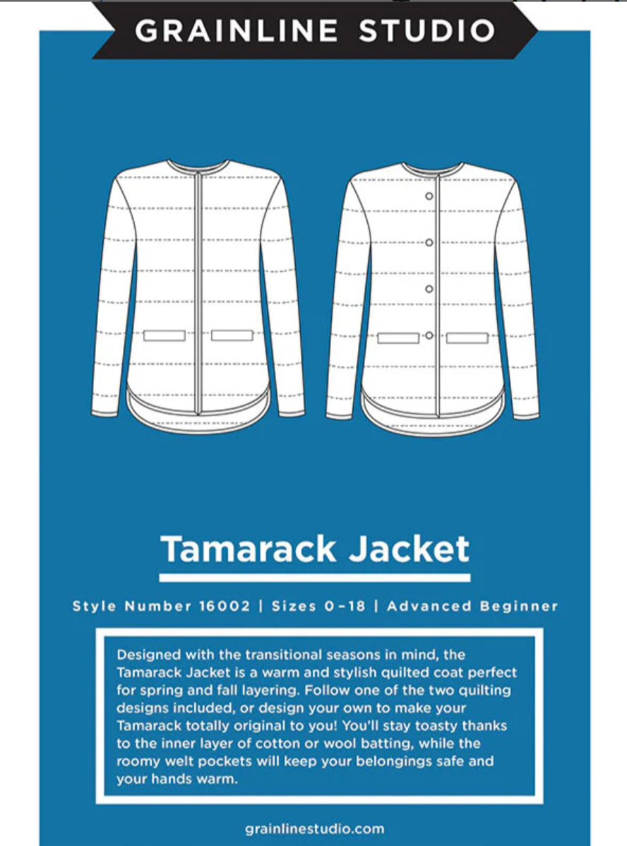 Tamarack Jacket Pattern Sizes 0-18 by Grainline Studio