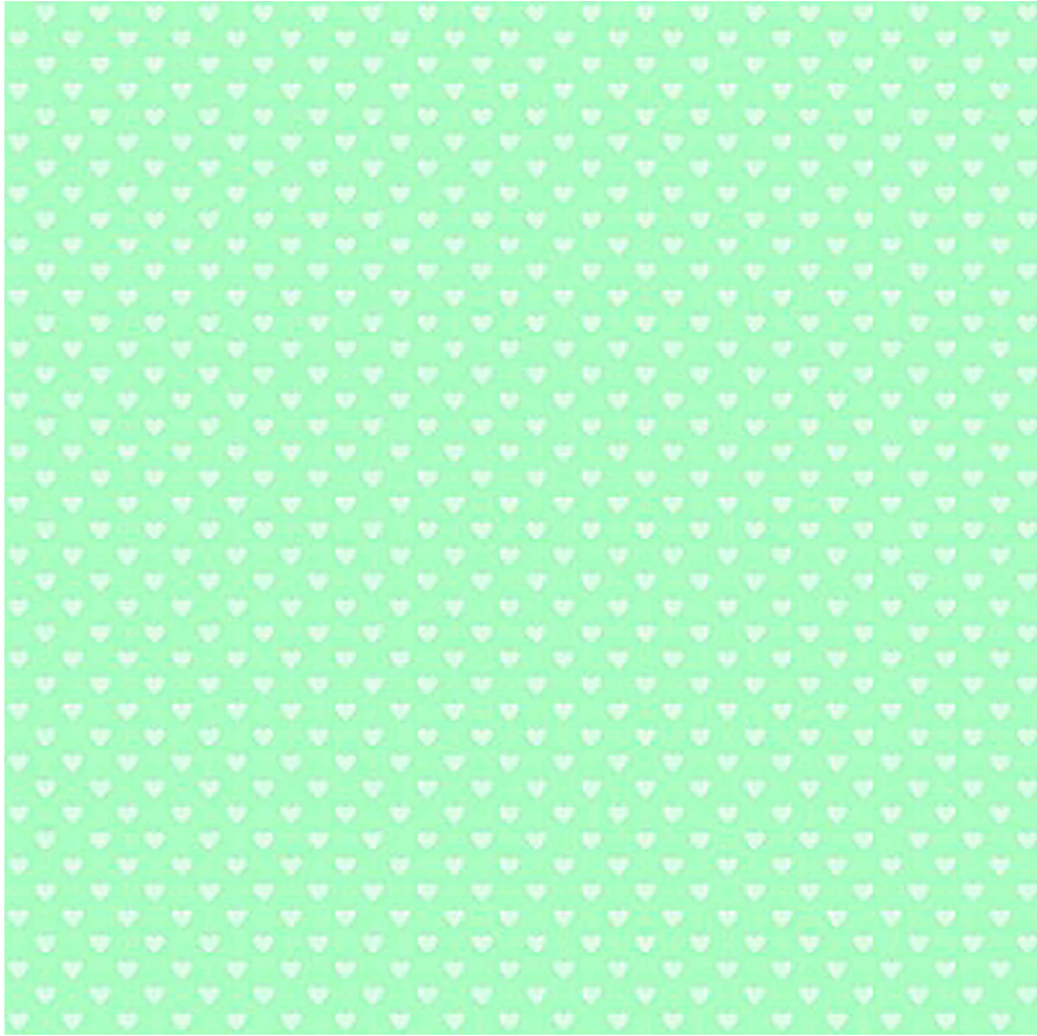 Hearts - Mint Green 8149-G1 by Andover Fabrics