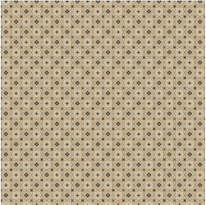 Bluebird Manor - Daisy Check Tan R221048D by Marcus Fabrics