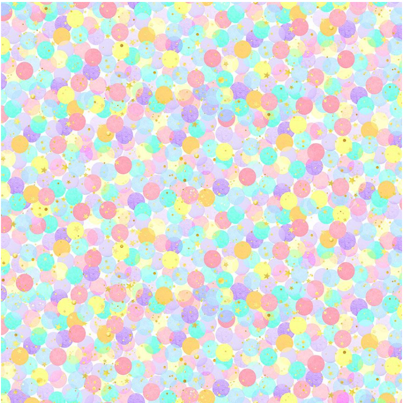 Kids -Balloons Multi Pastels CD3473 by Timeless Treasure