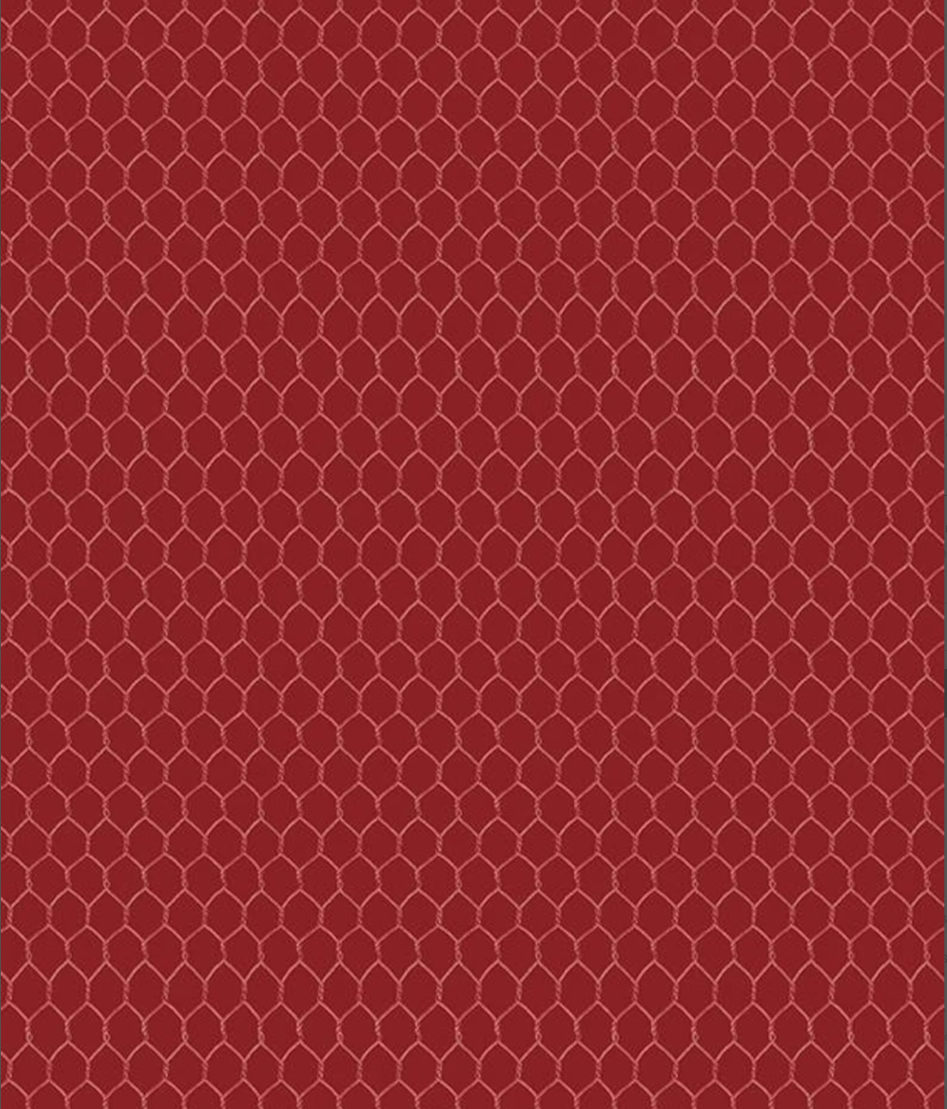 Morning Serenade - Red Chicken Wire All Over 39870 333 by Wilmington Prints