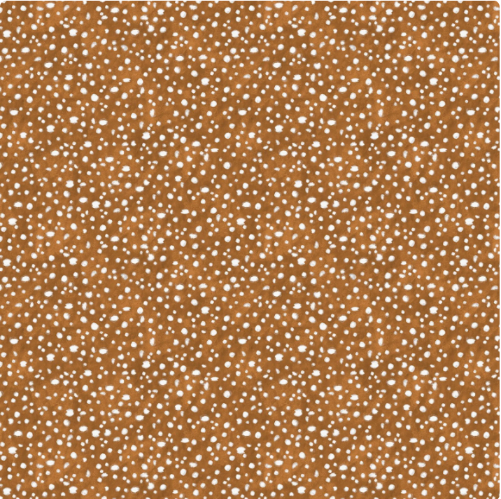 Savor the Gnoment - Brown Mushroom Dots 39724 221 by Wilmington Prints