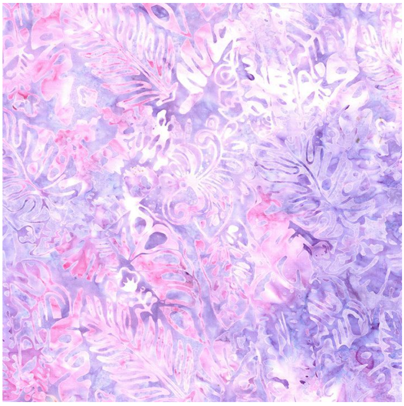 Tonga Batiks - Tropical Leaves Freesia B3708 by Timeless Treasures