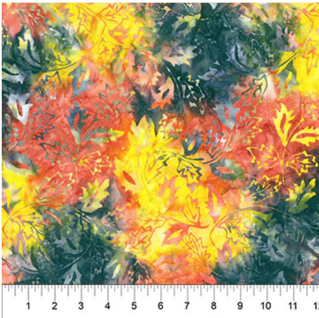 Makisu - Foliage Jungle 83272-1007 by Banyan Batiks