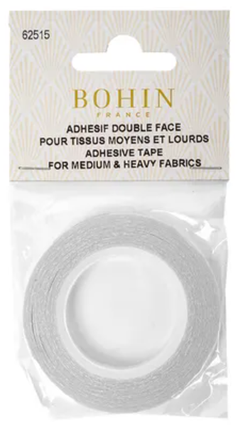 Bohin Double Sided Adhesive Tape - Roll of .25" x 8 Yards