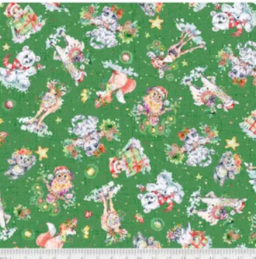 Little Darlings - Sillier than Sally 05377 Green by P&B Textiles