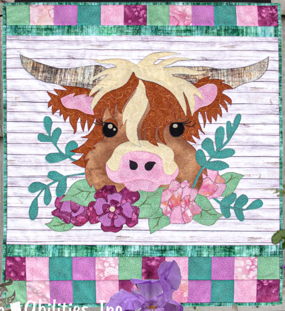 Highland Cow Wall Hanging Pattern by Patch Abilities