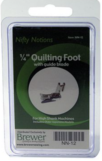 Quilting Foot 1/4" High Shank with Blade by Nifty Notions