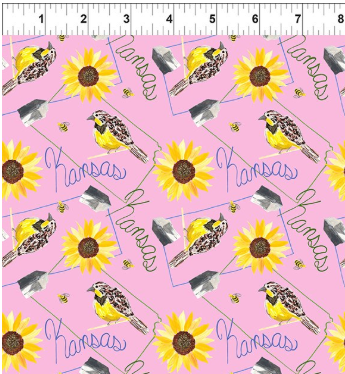 Natural State - Kansas 15JHU-1 by In the Beginning Fabrics
