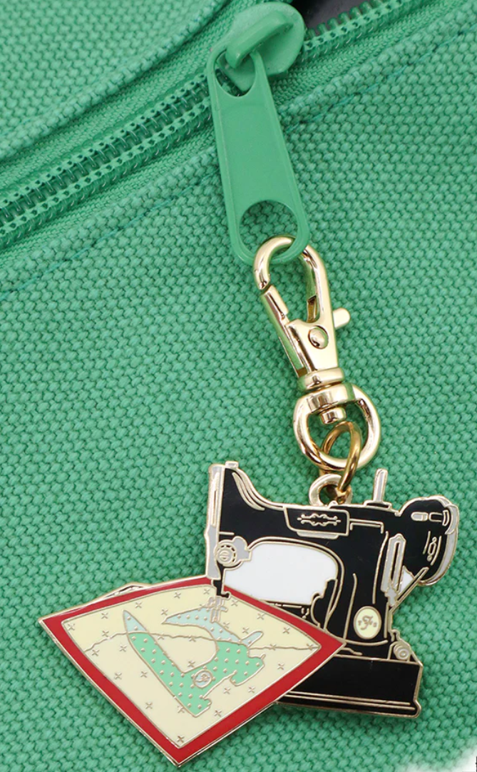 Featherweight - Key Bag Tag/Keychain Enamel Charm