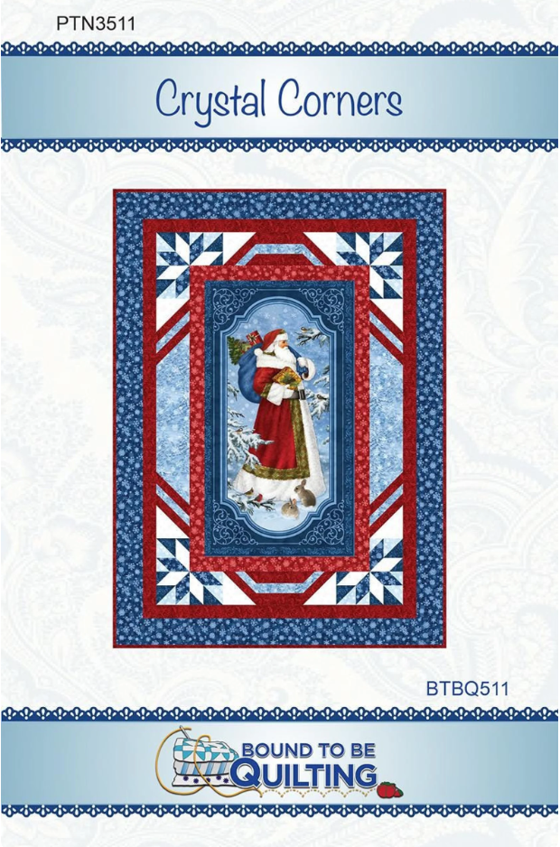 Crystal Corners Quilt - A Panel Pattern by Bound to be Quilting