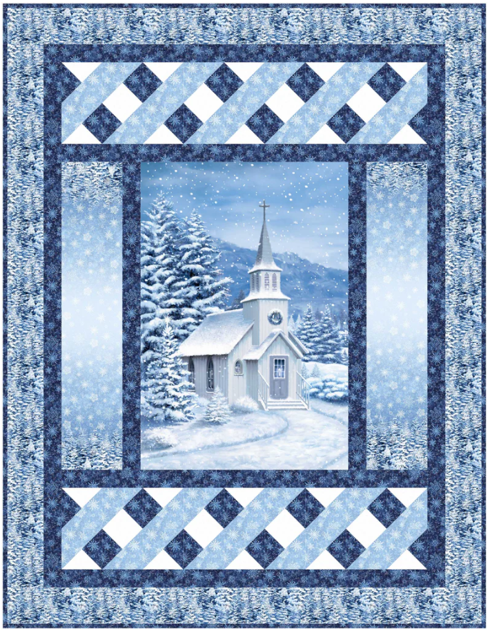 Trellis Treatment Quilt - A Panel Pattern by Bound to Be Quilting