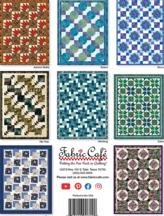 Fabric Cafe - Step It Up With 5 Yard Quilts by Donna Robertson and Fran Morgan