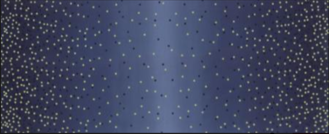 Best Ombre - Confetti Metallic Indigo #1 - 10807 225M by Moda