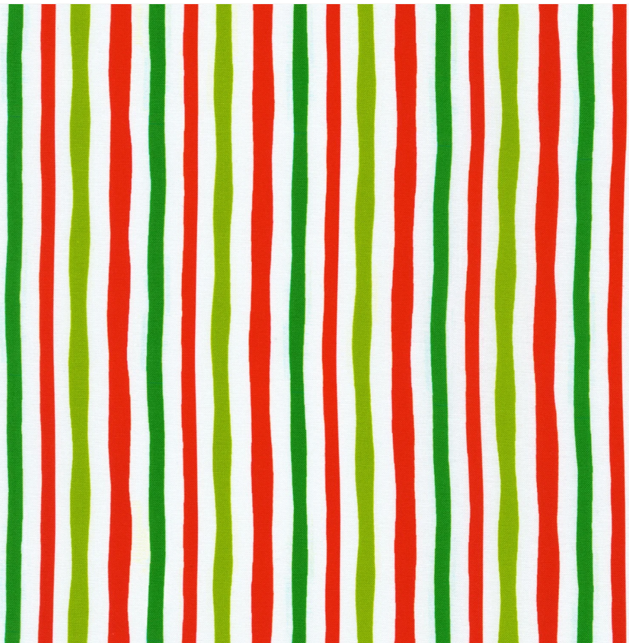 How the Grinch Stole Christmas - Holiday Stripes Multi 20999 by Robert Kaufman