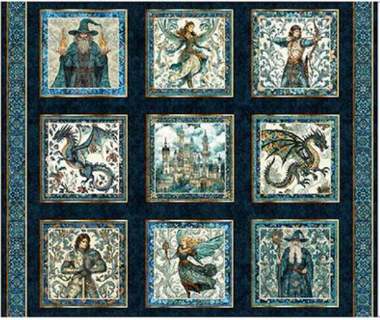 Folklore #2 Panel Large Medieval Patches - (149)