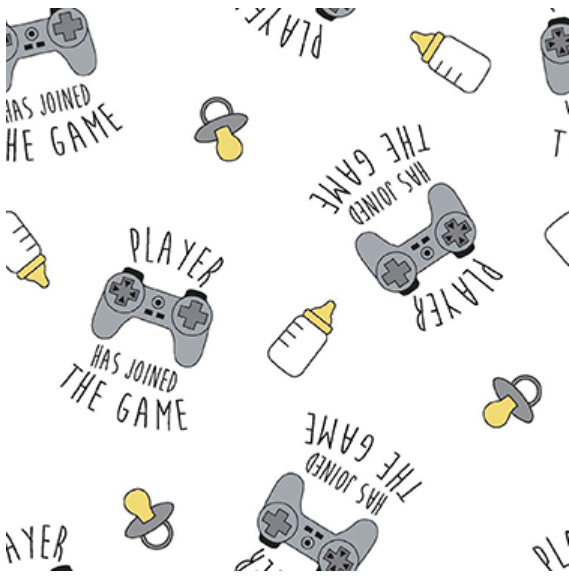 Player Has Joined the Game - Flannel 1974-7641 by Springs Creative