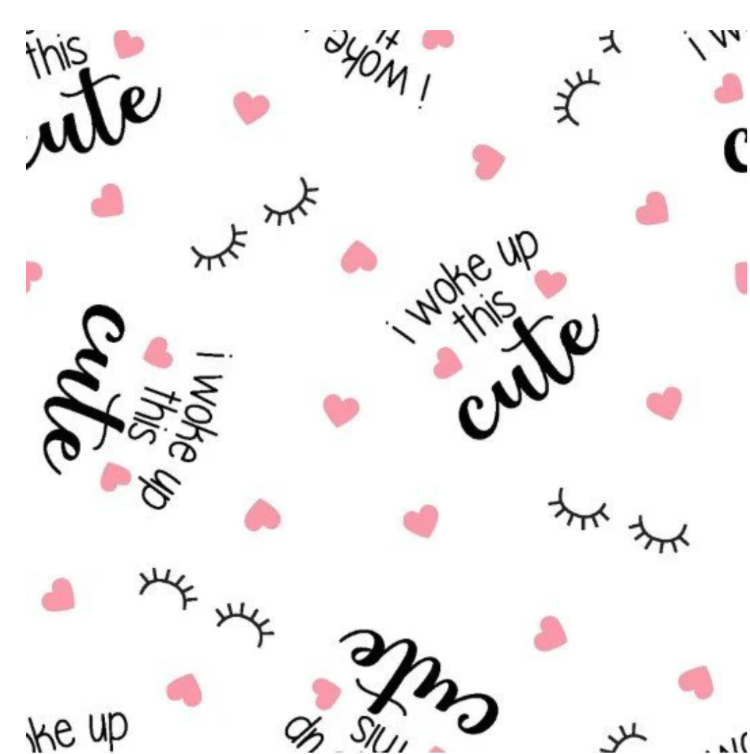 I Woke Up This Cute - Flannel 1974-7658 by Springs Creative