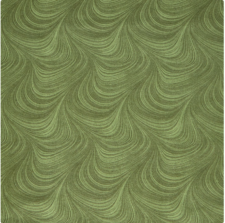 108" Wave Texture Medium Green Flannel - 2966WF-43 by Benartex