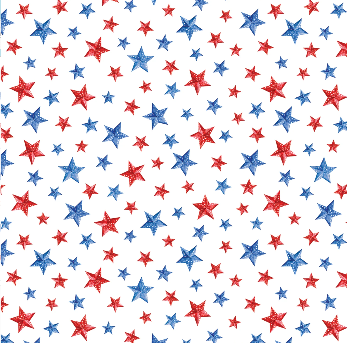 Stars of Liberty White - Red, White & Sweet 15134-09 by Benartex