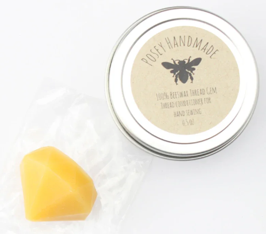 Posey Handmade 100% Beeswax Thread Gem Thread Conditioner