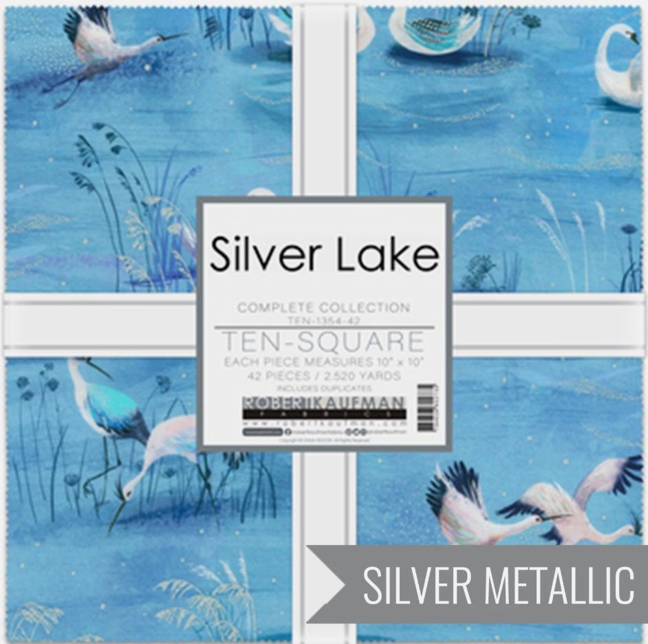 Silver Lake - Complete Collection - 10" Square - 42 Piece Pkg by Robert Kaufman