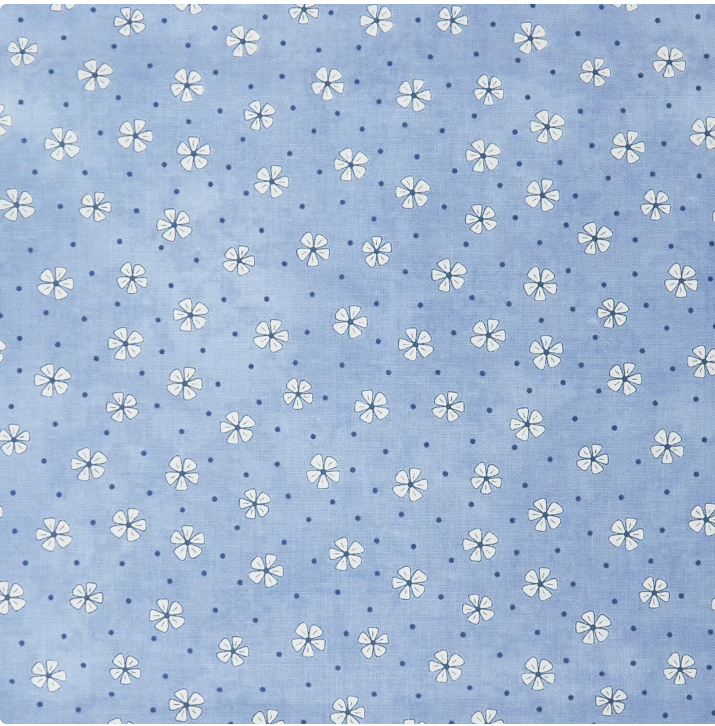 Pocketful of Posies - Blue Posies 3394 77 by Henry Glass & Co.
