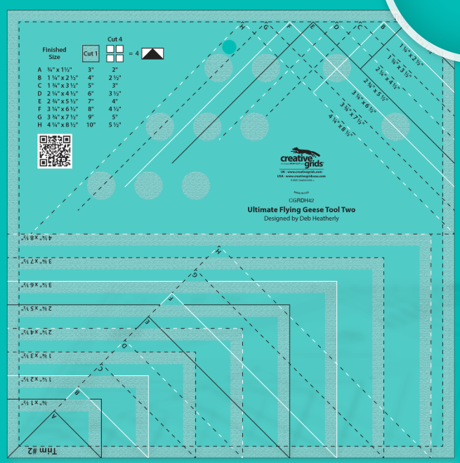 Creative Grids - Ultimate Flying Geese Tool Two CGRDH42