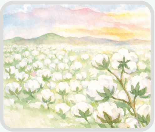 Nine Acres Cotton Quilt Batting - Crib Size 60" x 45" Summer Light Weight