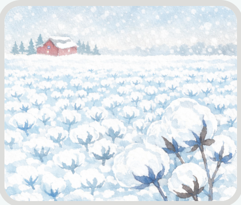 Nine Acres 80/20 Cotton Polyester Long-Staple Cotton Batting - Crib Size 60" x 45" Winter Heavier Weight