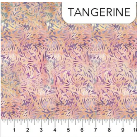 Banyan BFF's - Tangerine 81600-56 by Banyan Batiks - Northcott
