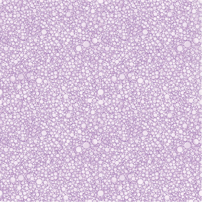 Cat Artistry - Circled Pop Light Purple 16739-06 by Benartex