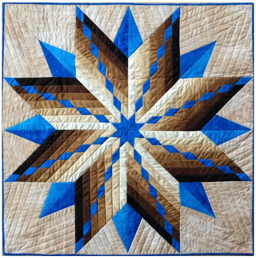 Diamond Chain Star Pattern by Barbaraa H. Cline