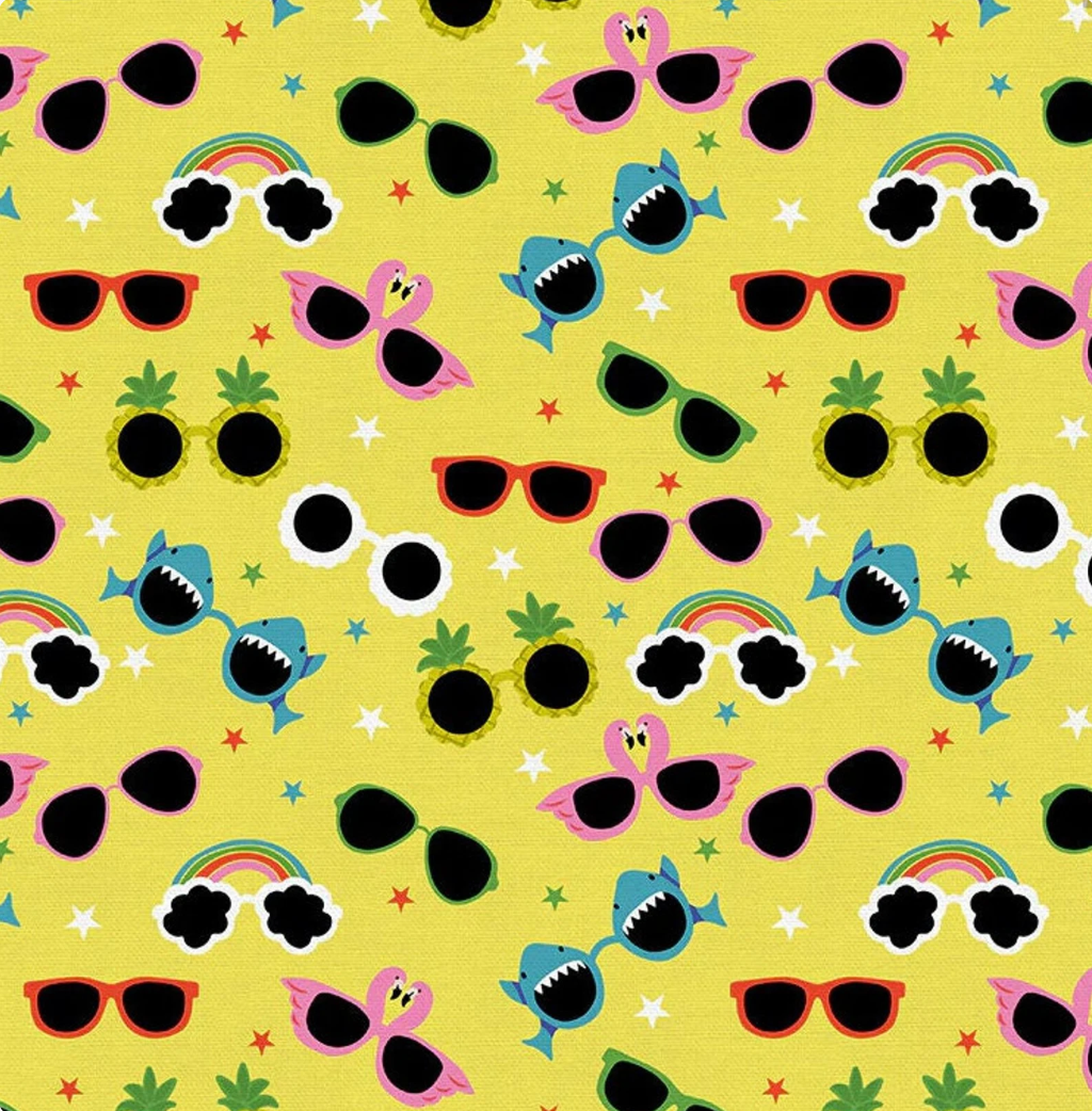 Fun in the Sun Shades - Yellow by Paintbrush Studio Fabrics