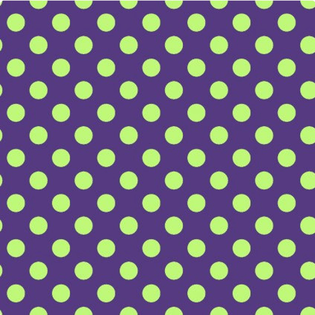Hometown Halloween - Purple with Green Dots MAS8216-VG by Maywood Studio